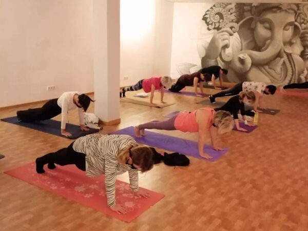 Clase de yoga